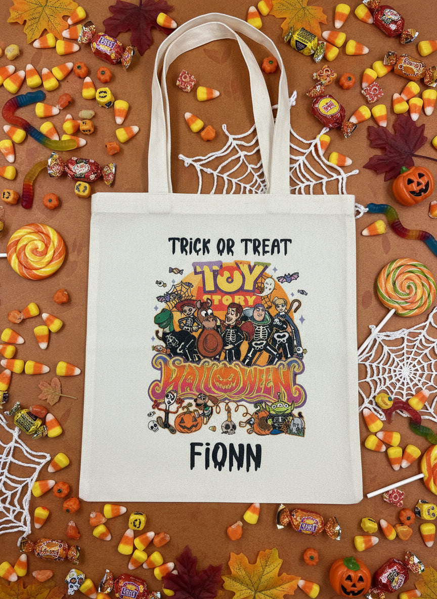 Personalised trick or treat bag👻
