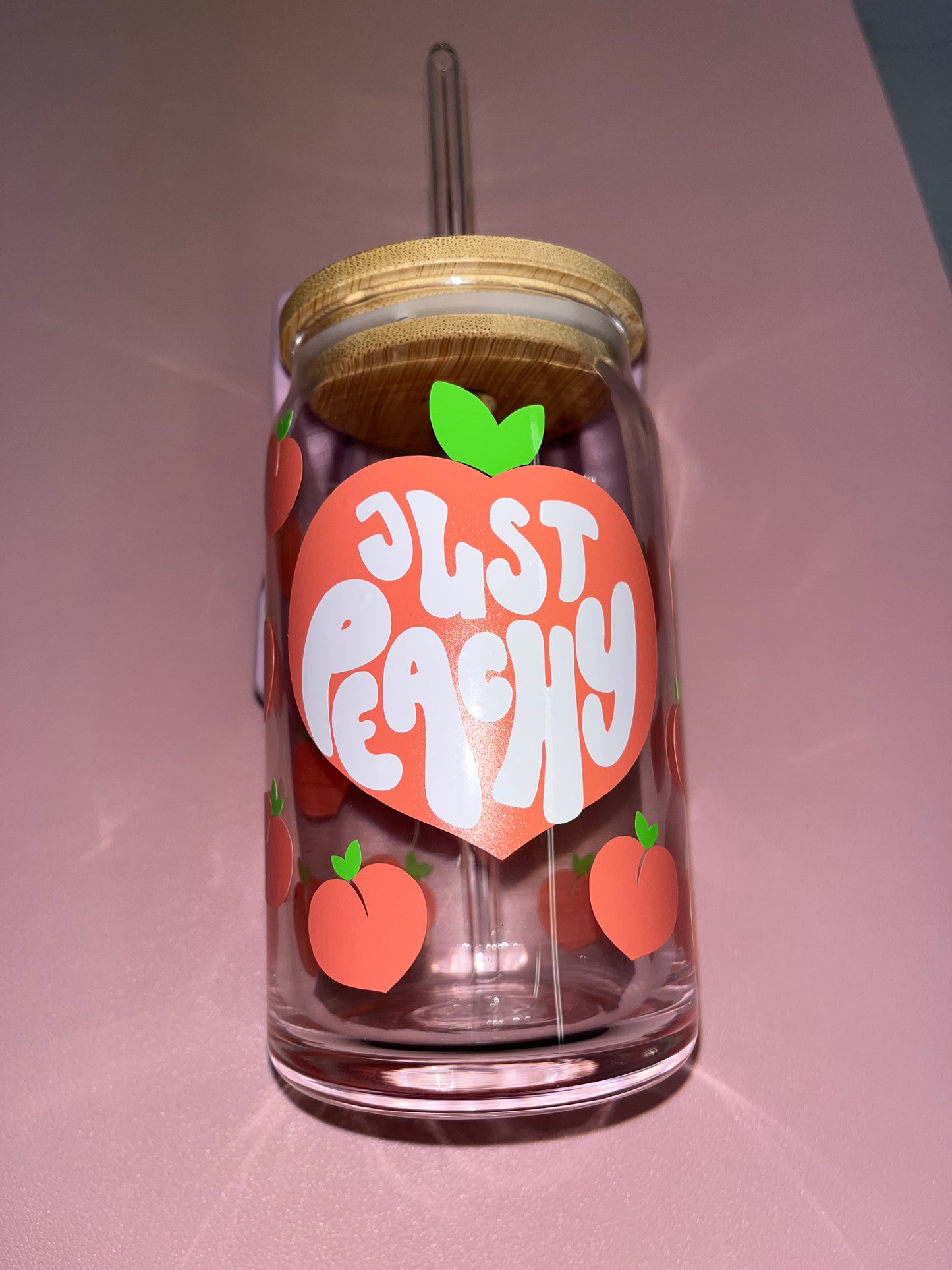 Just Peachy Glass Canππ