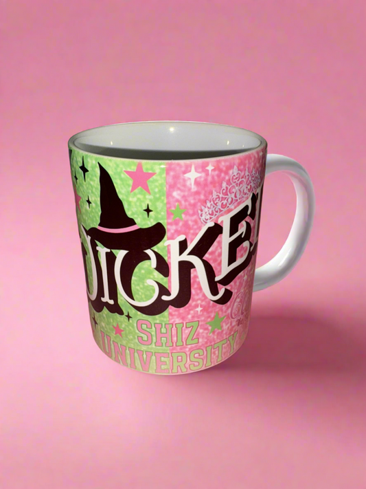 Wicked theme mug💚💗