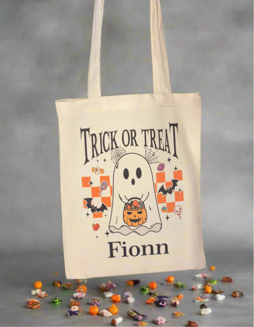 Trick or Treat personalised bag👻
