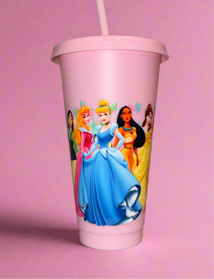Disney princesses cold cup👑