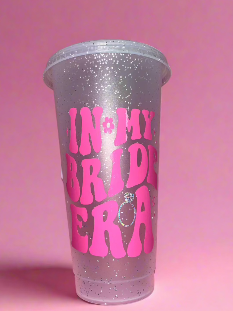In my bride era cold cup💍💗