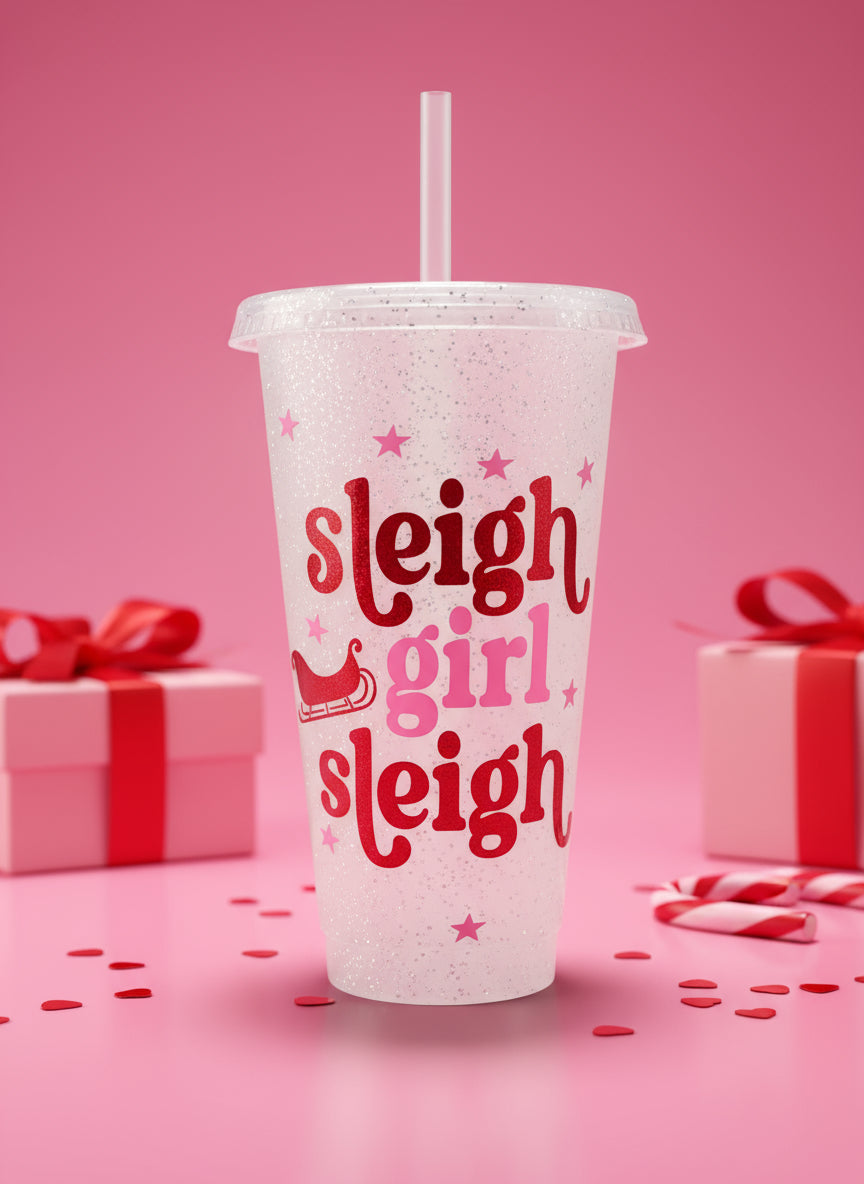 Sleigh girl sleigh cold cup❤️
