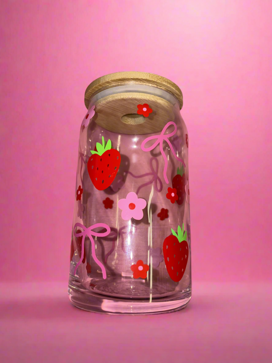 Berry and Bows glass canππ