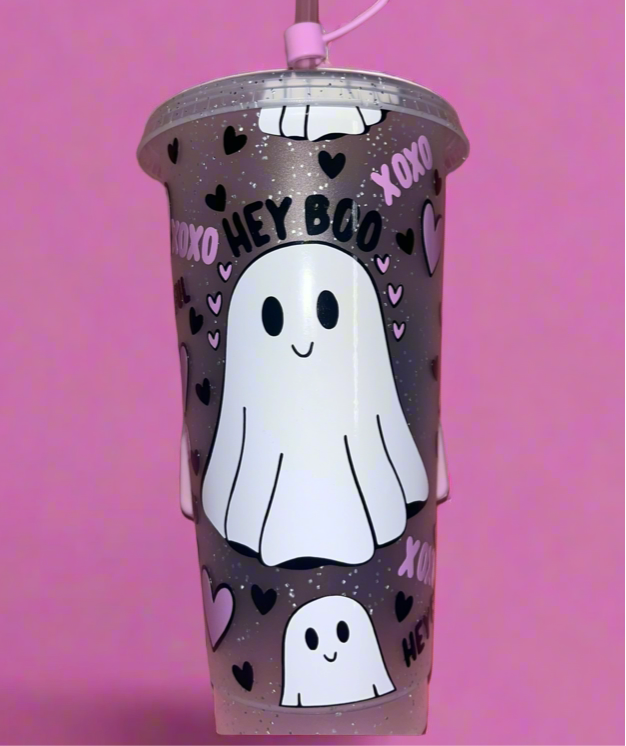 Hey Boo cold cup💜