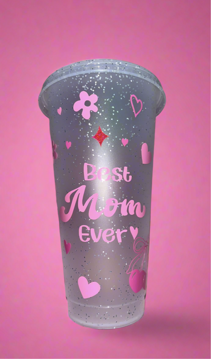 Best Mom Ever cold cup💕💗