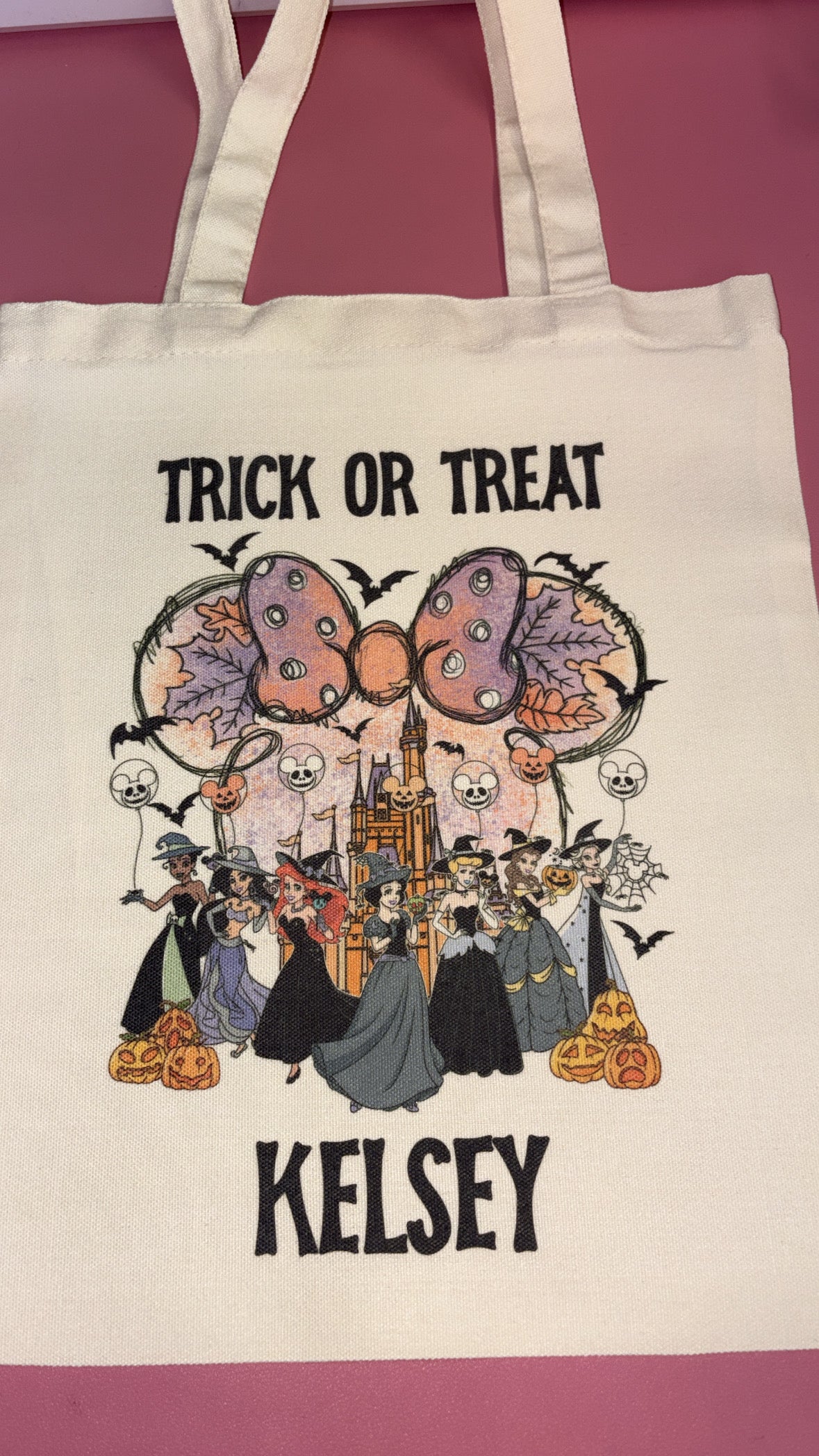 Personalised trick or treat bag👻