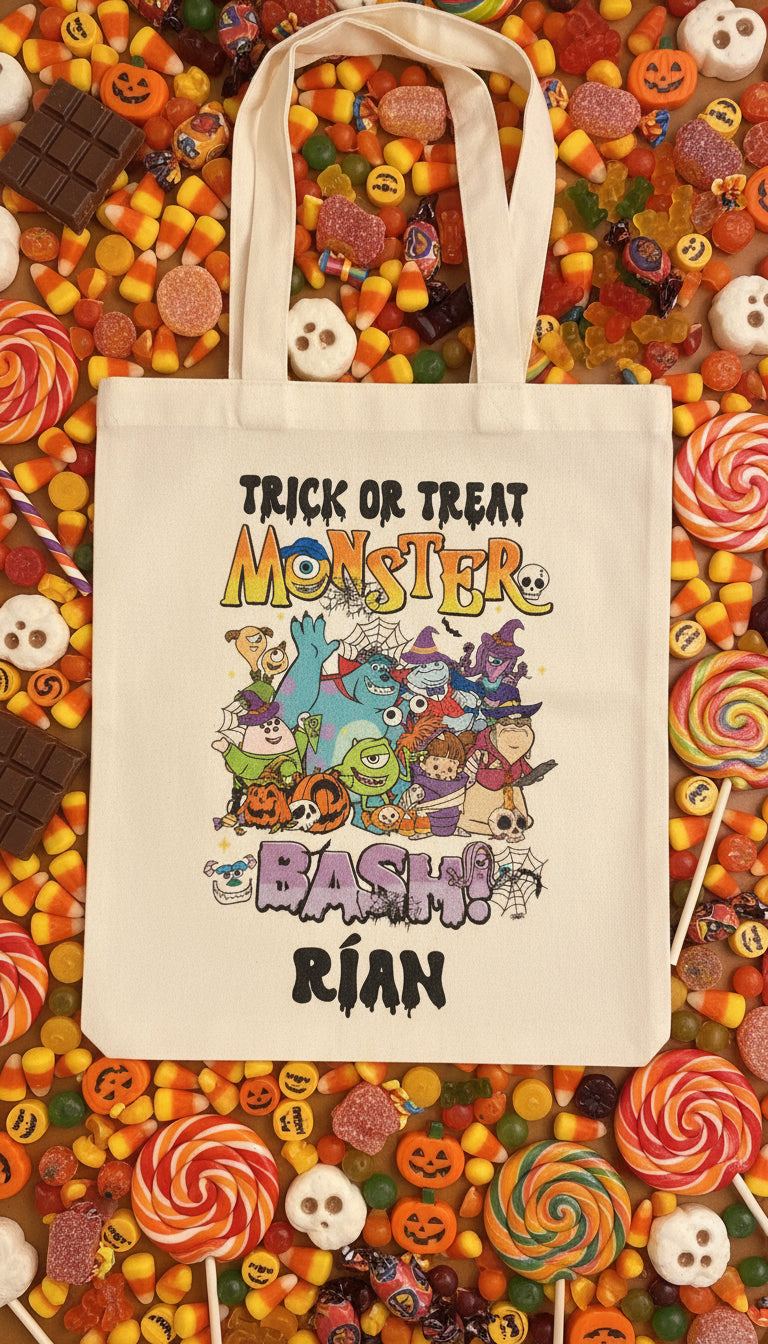 Personalised trick or treat bag👻