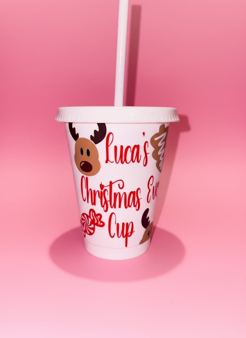 Kids Christmas Eve personalised cold cup✨❤️