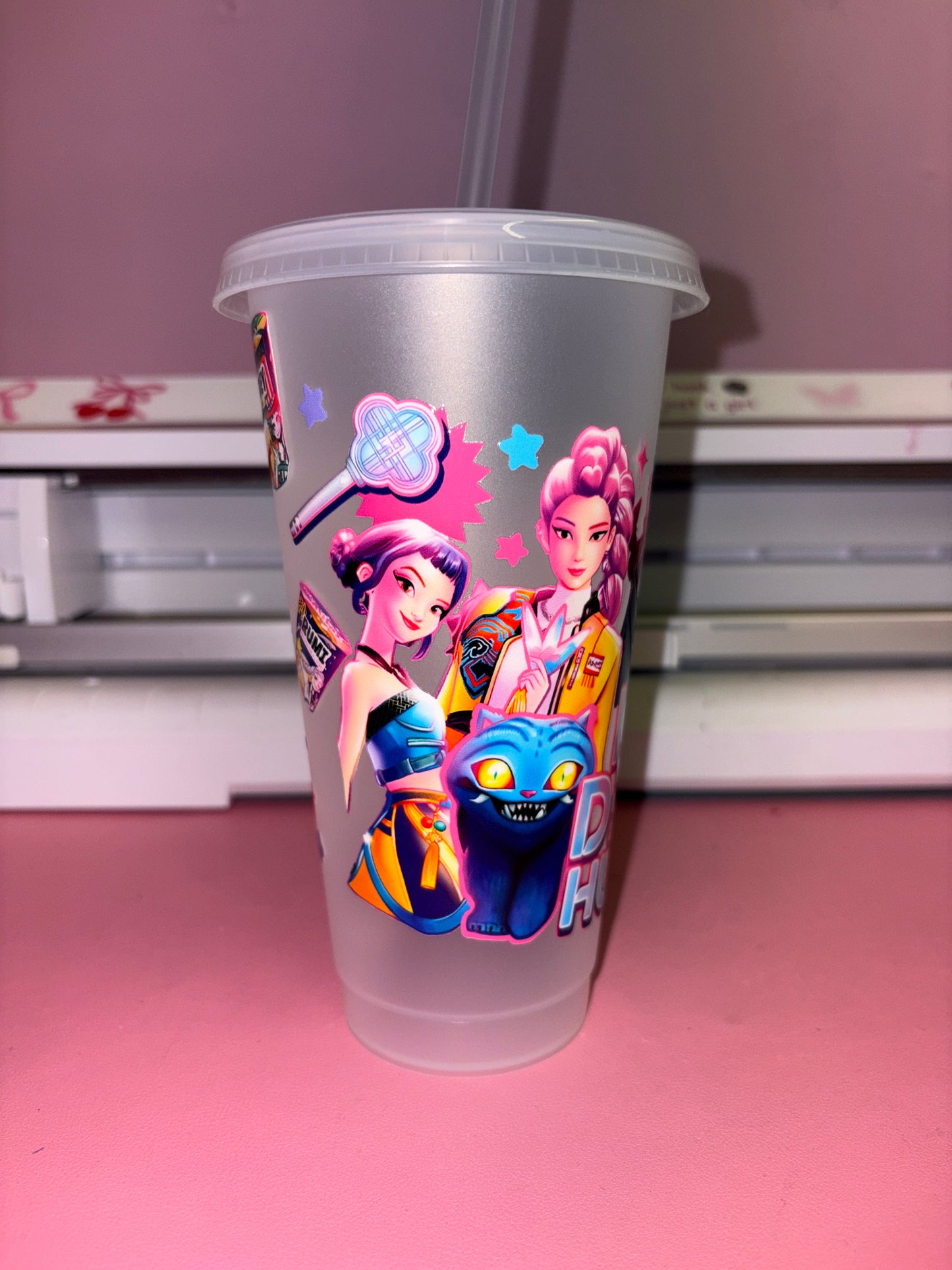 KPOP demon hunters cold cup✨💕