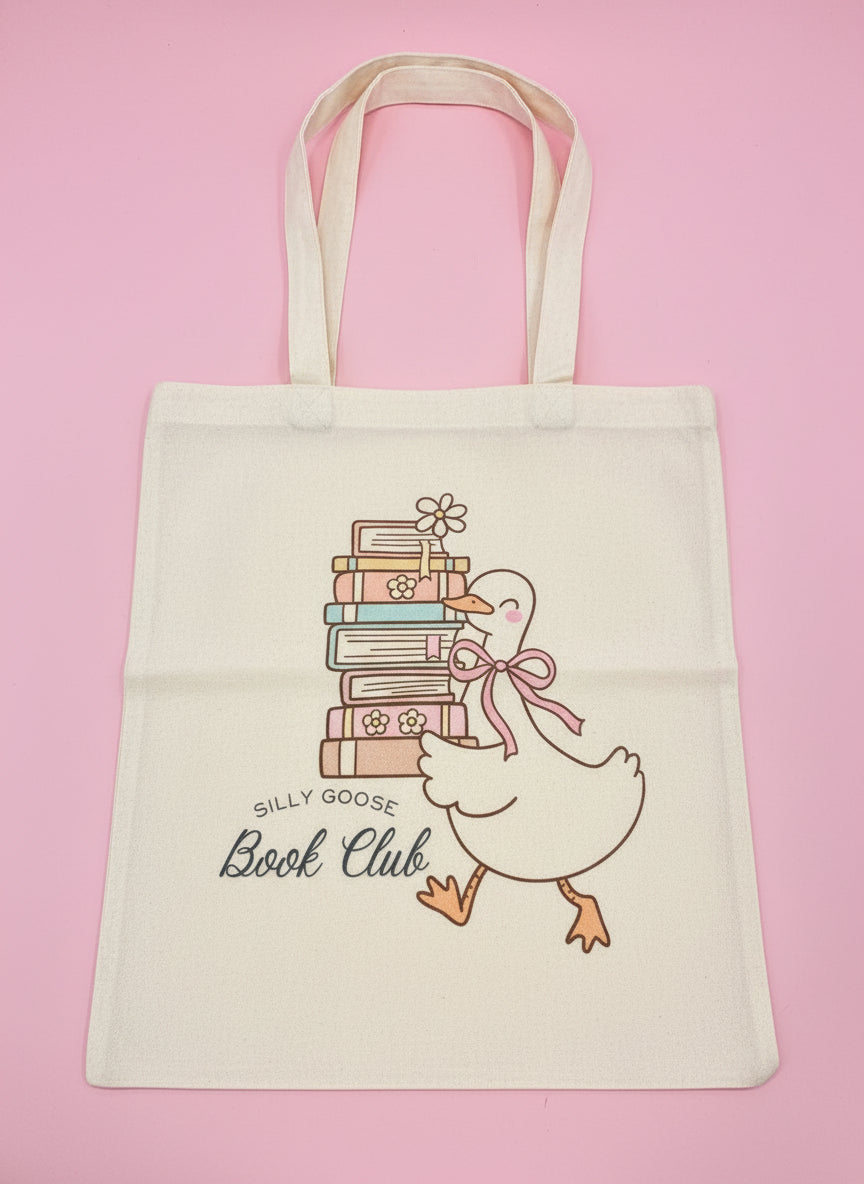 Silly goose book club tote bag💕🪿
