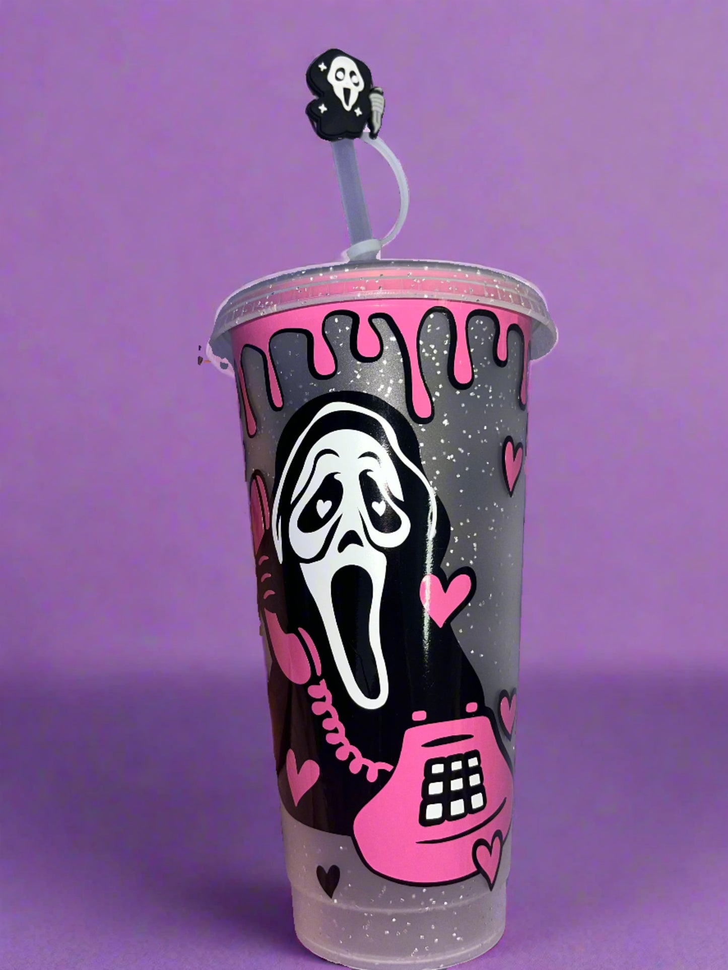 Scream Cold Cup with Straw Topper π€ππͺ