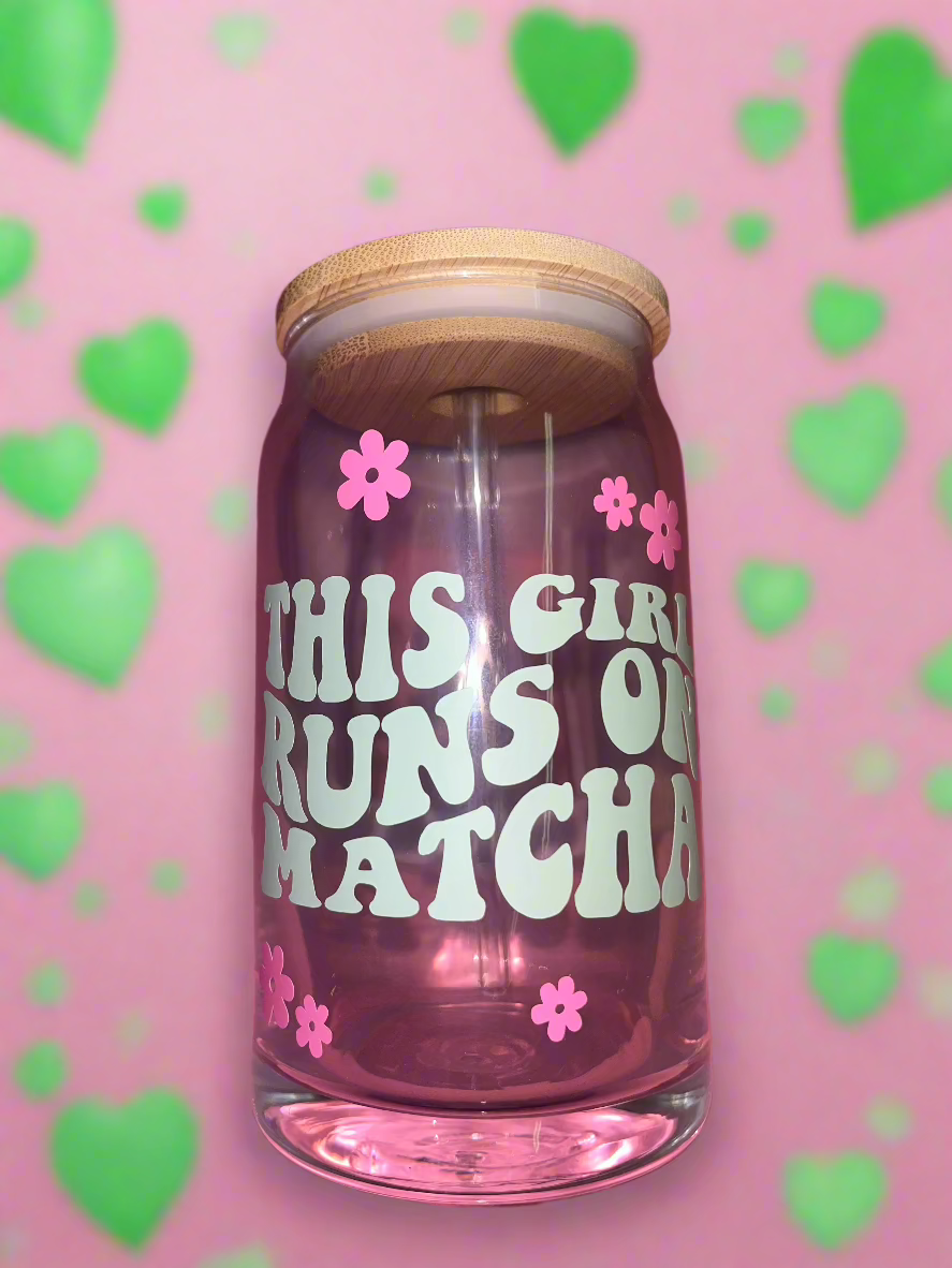 This girl runs on matcha glass canπ΅π