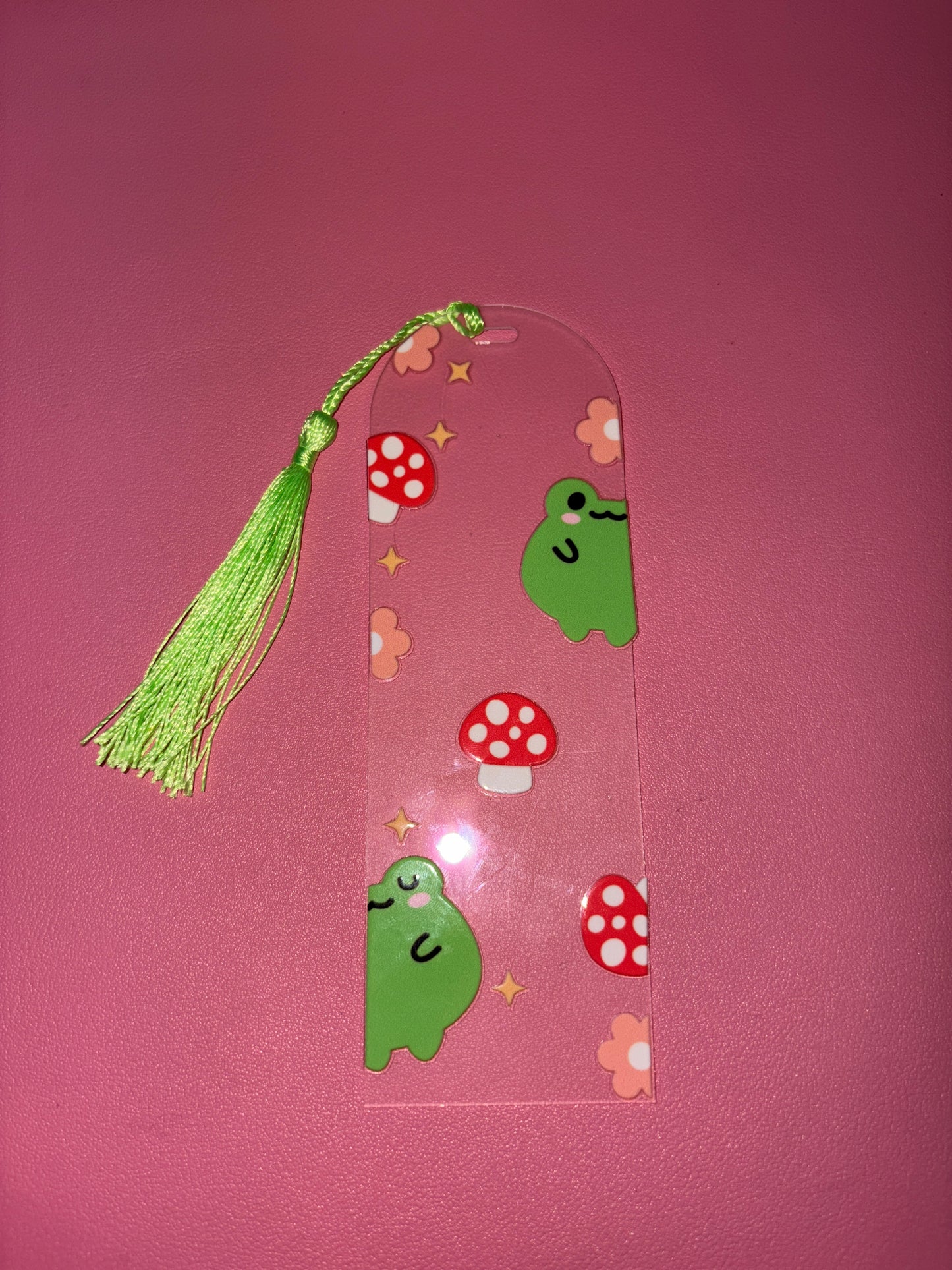 Cute frog bookmark🐸