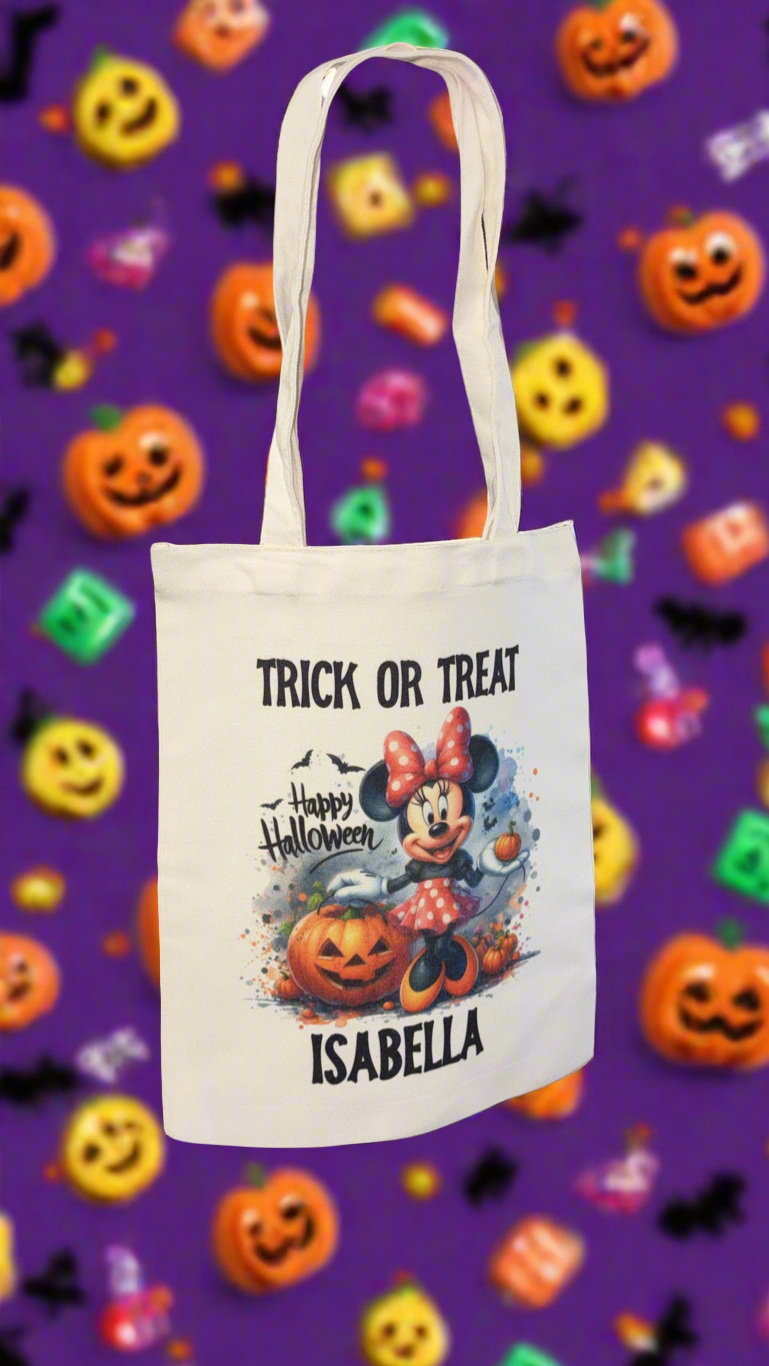 Personalised trick or treat bag👻