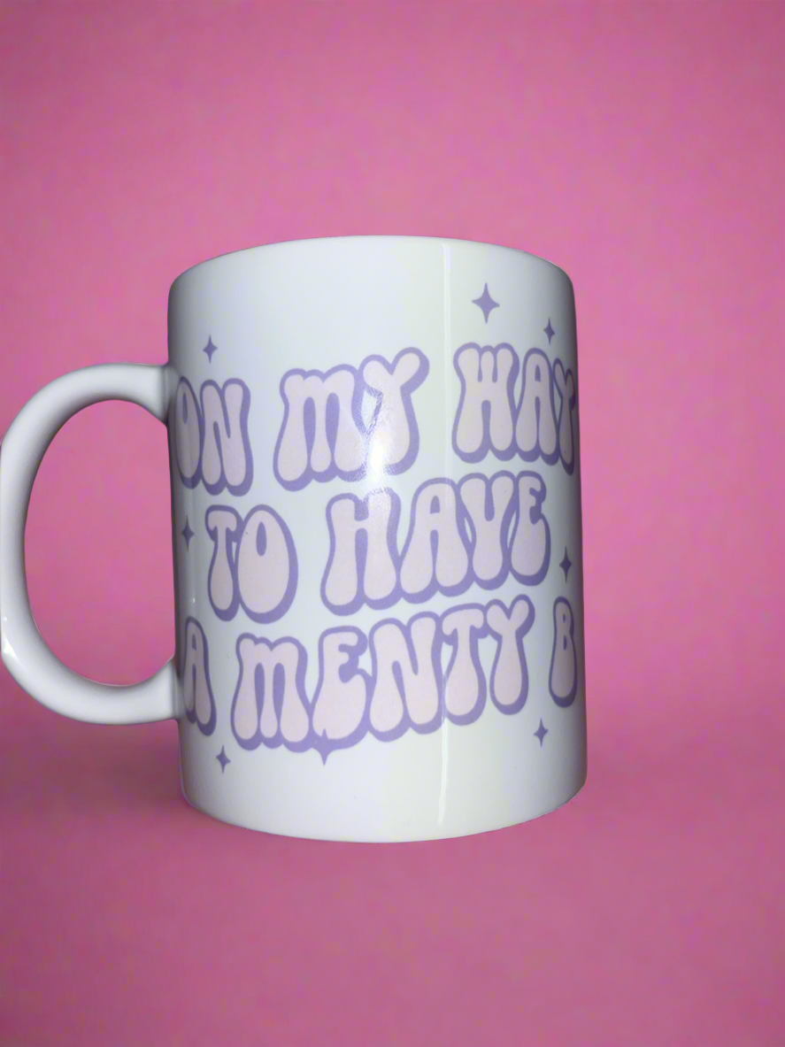 On My way to have a menty B Mug✨