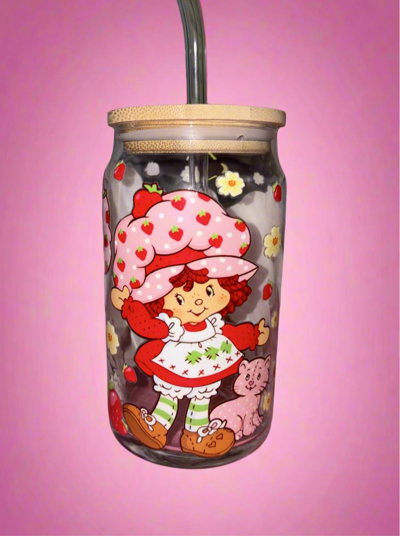 Strawberry shortcake cup wrap🍓🍰