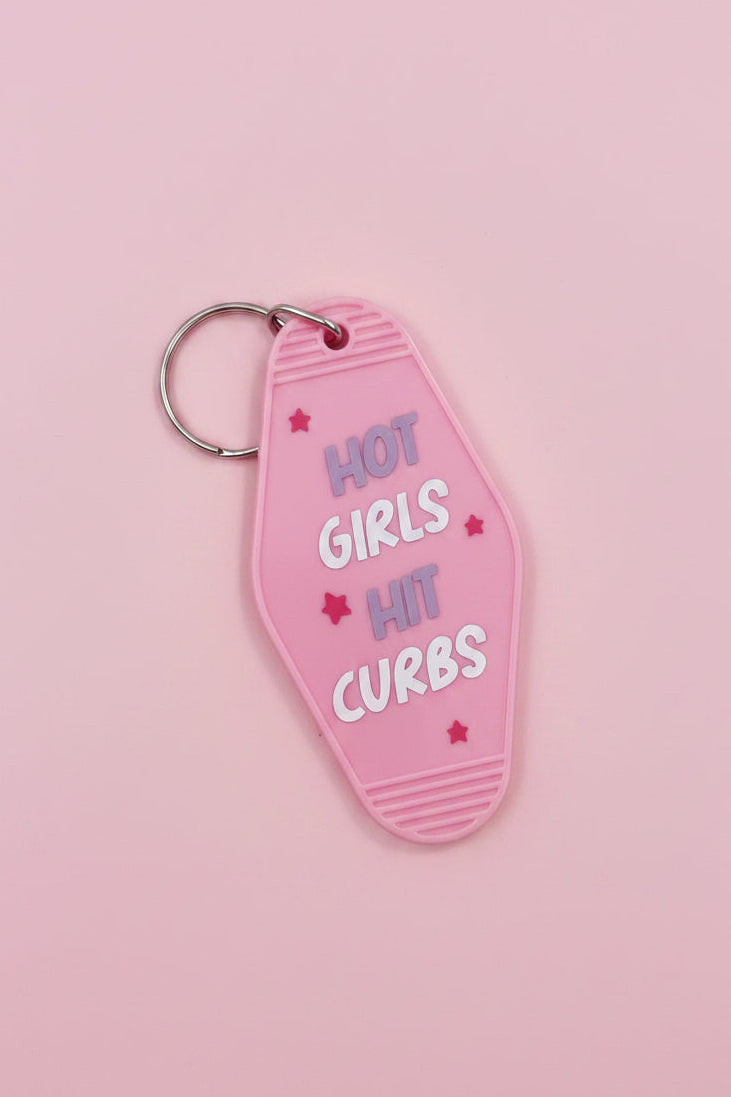 Hot girls hit curbs motel keychainđź’•