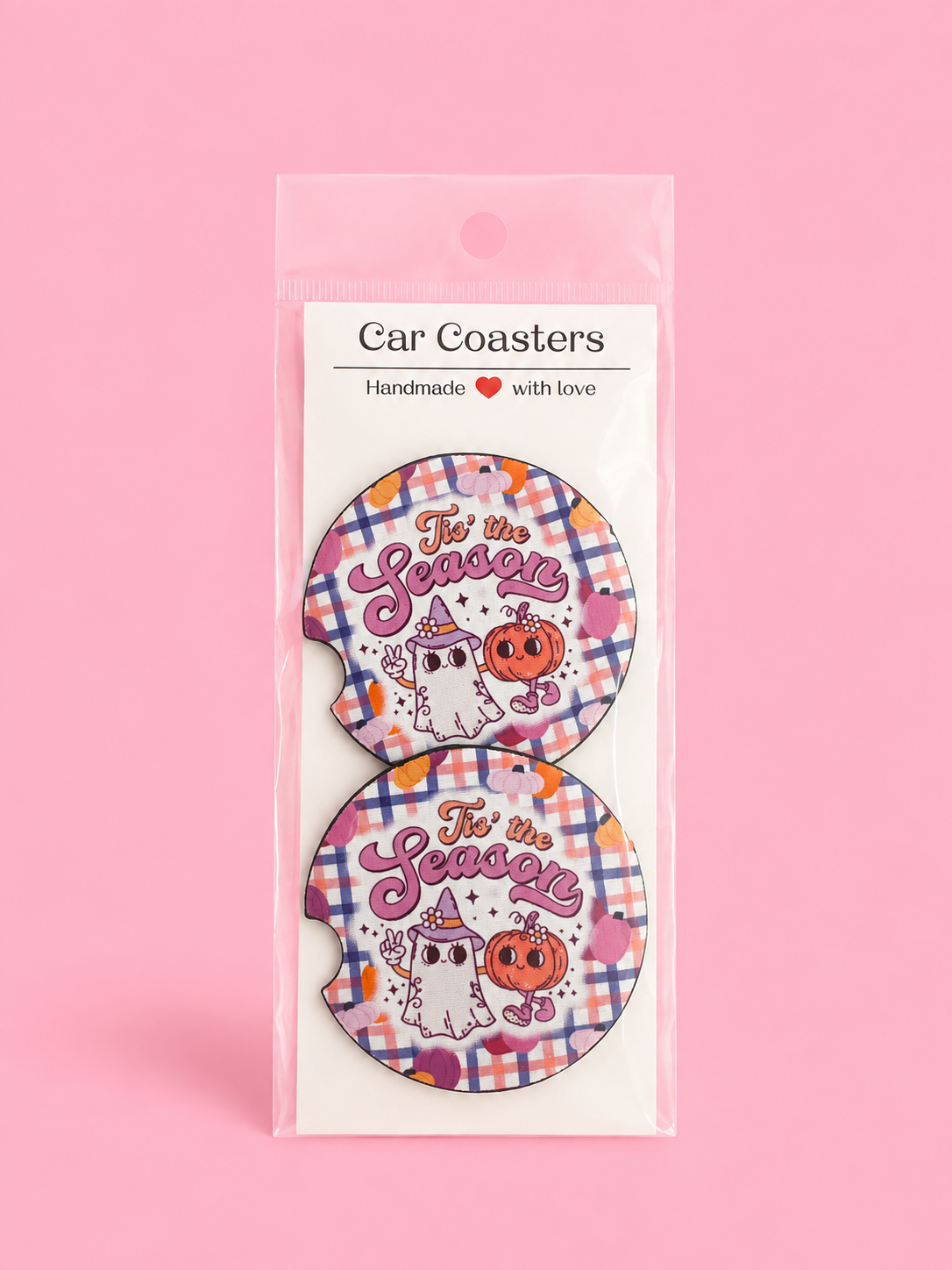 Tis the season car coaster set🎃👻