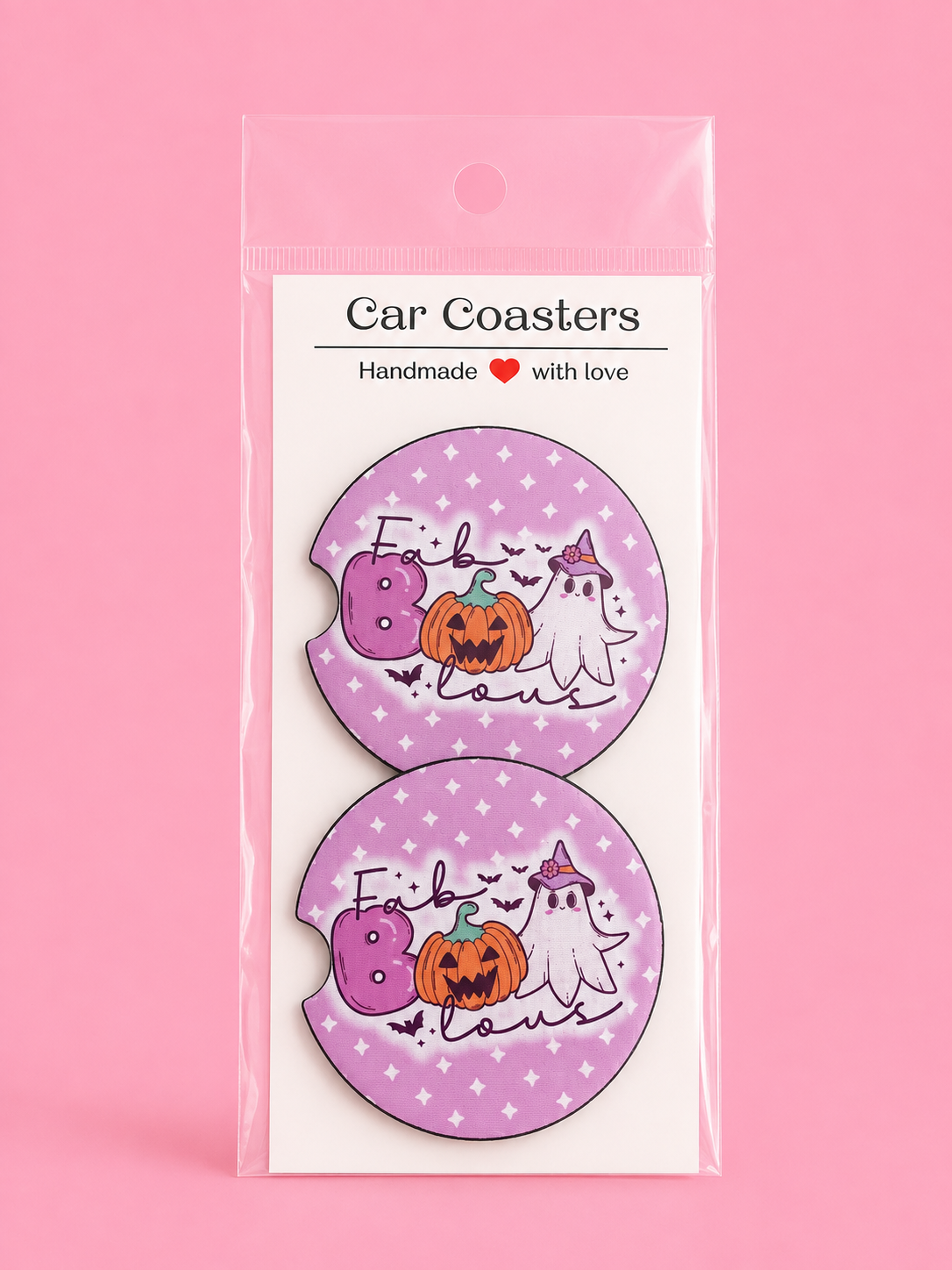 Fab Boolous car coaster set🎃💕