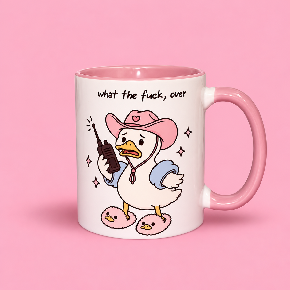 What the f over duck mug✨🎀