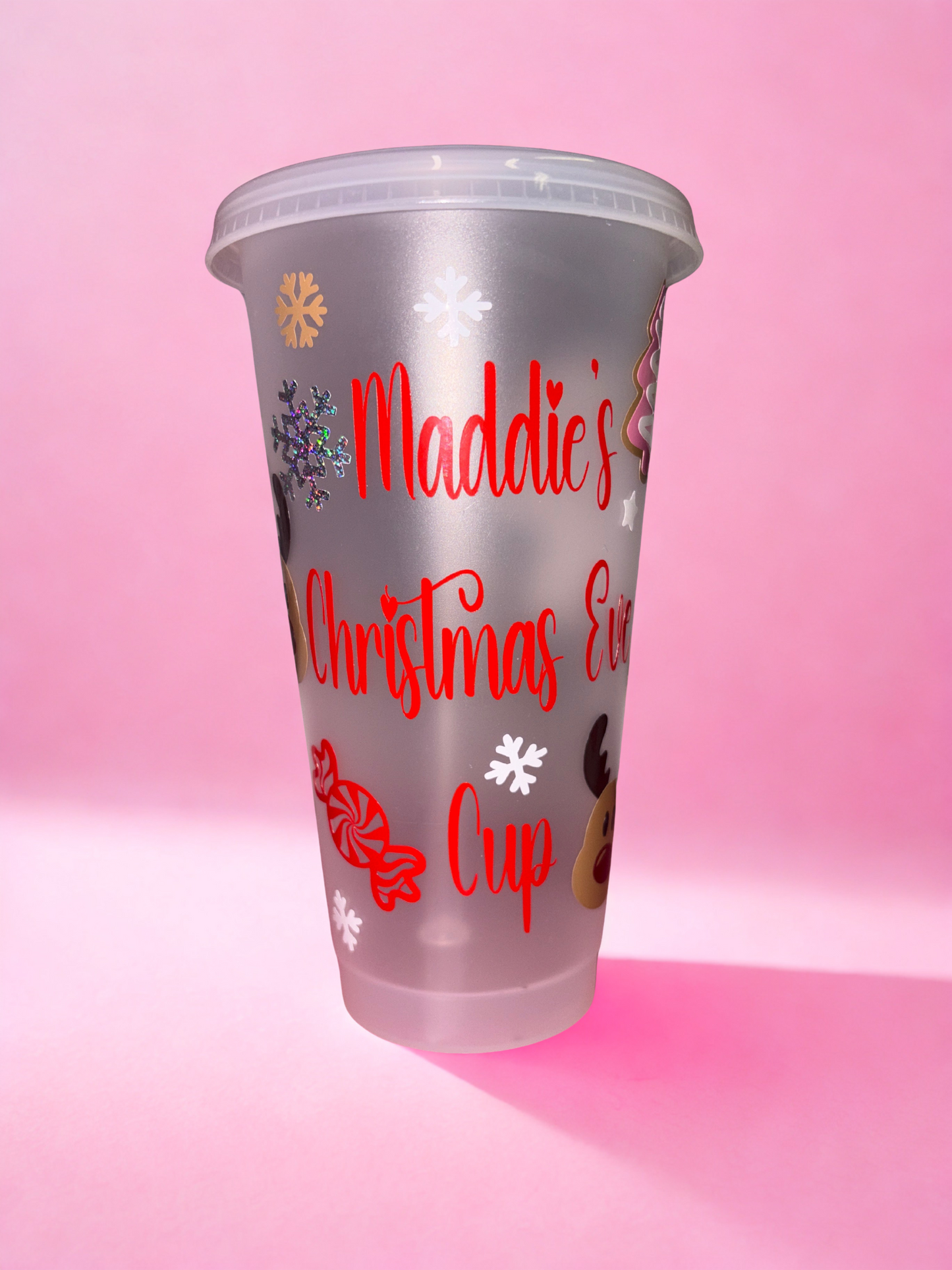 Personalised Christmas Eve cold cup❤️✨