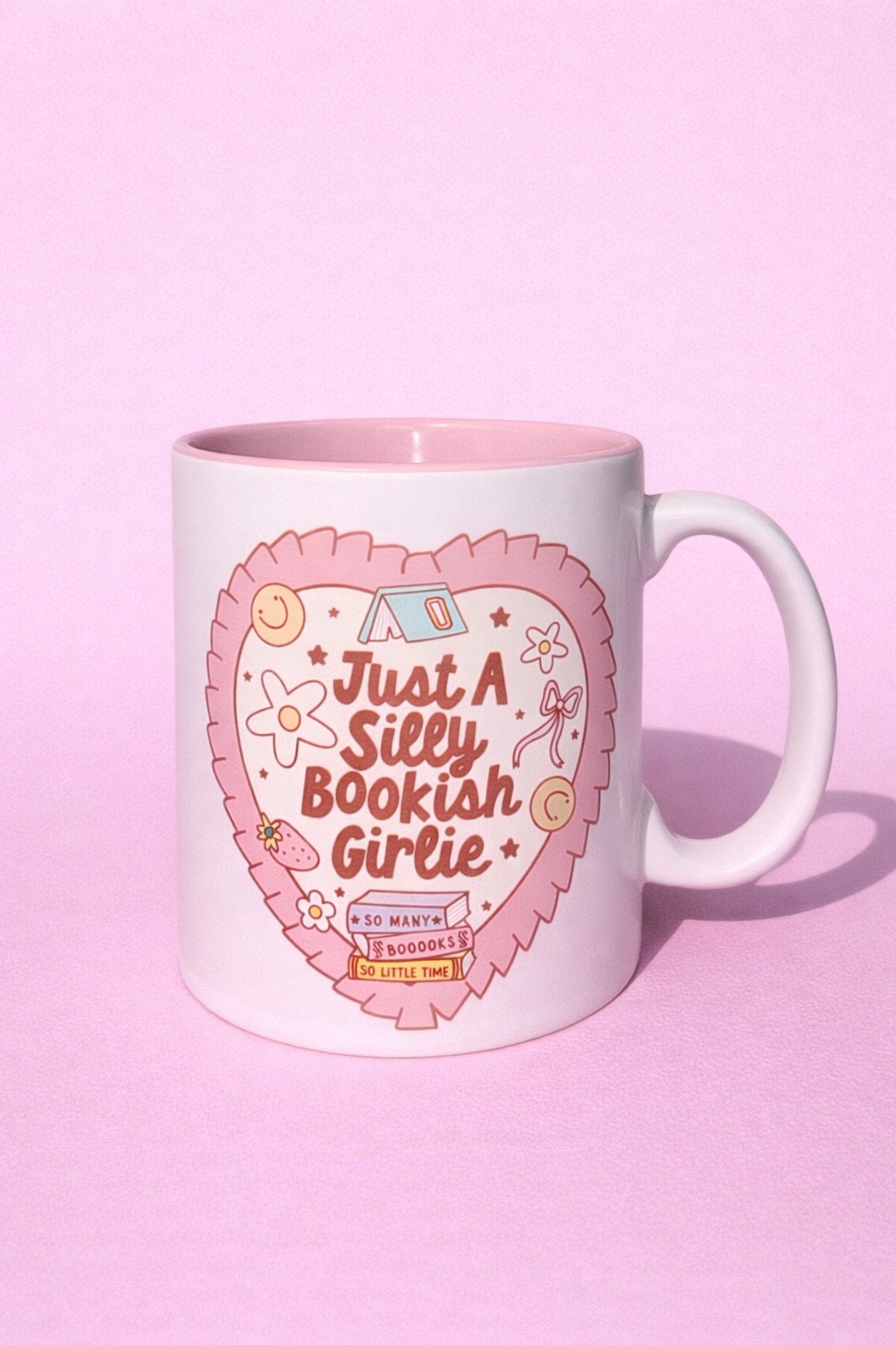 Just a silly bookish girlie mug📚💗
