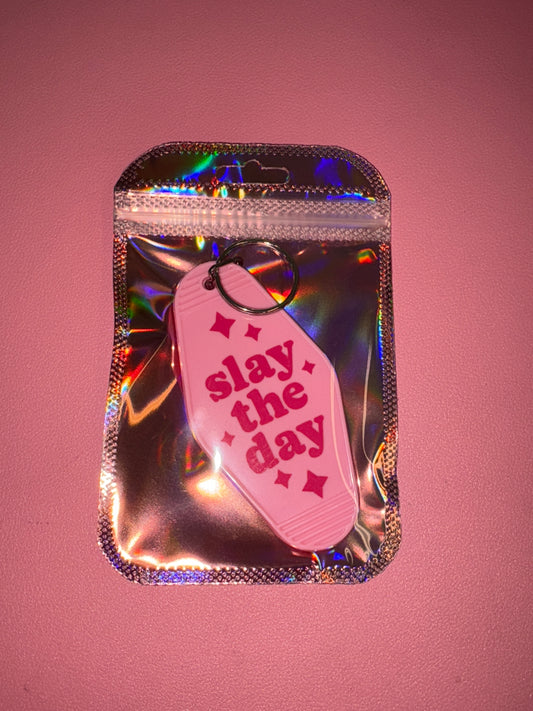 Slay The Day Motel Keychain 💕