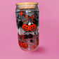 Pumpkin bow glass can🎃