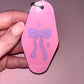 Purple bow motel keychain🎀💜