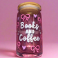 Books and coffee glass can🎀💜