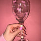 Bow theme wine glass🎀