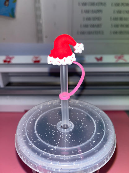 Santa hat straw topper🎅🏻