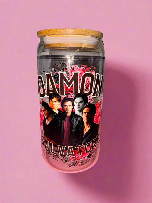 Damon Salvatore glass can✨