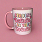 Staying delulu is the only solulu mug💕