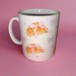 Coquette croissant mug🥐🎀