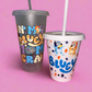 Bluey mom and kids cold cup💙✨
