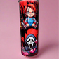 Horror movie 20oz skinny tumbler🔪