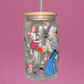 Winnie the Pooh glass can🌸