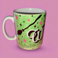 Wicked theme mug💚💗