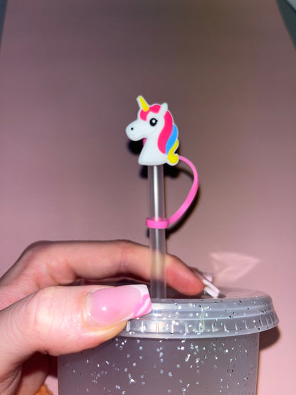 Unicorn Straw Topper 🦄