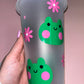 Cute Frog Cold Cup 🐸🌸