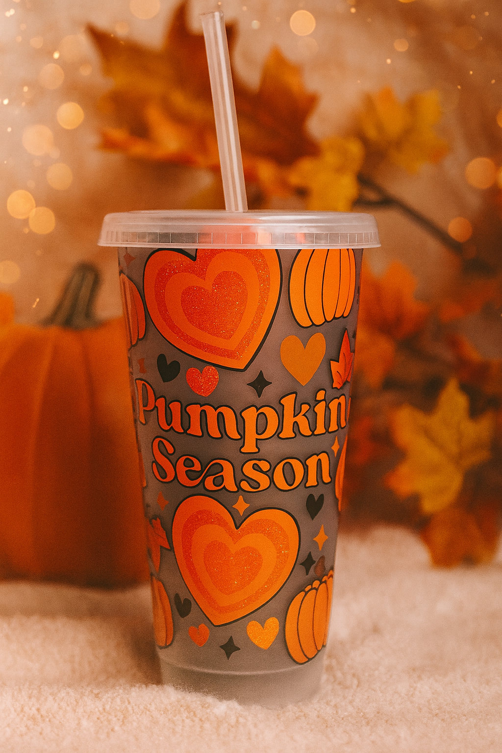 Pumpkin season cold cup🍂🎃