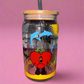 Bad bunny theme glass can🐬
