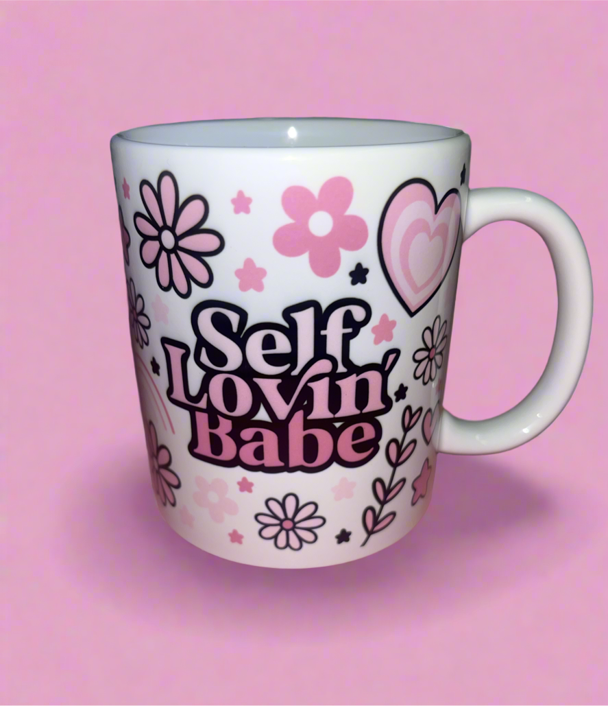 Self lovin babe mug🌸🩷