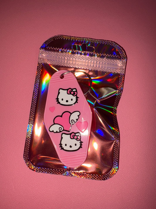 Hello kitty motel keychain💗