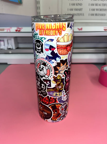 Custom 20oz skinny tumbler