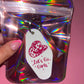 Let’s go girls motel keychain🤠
