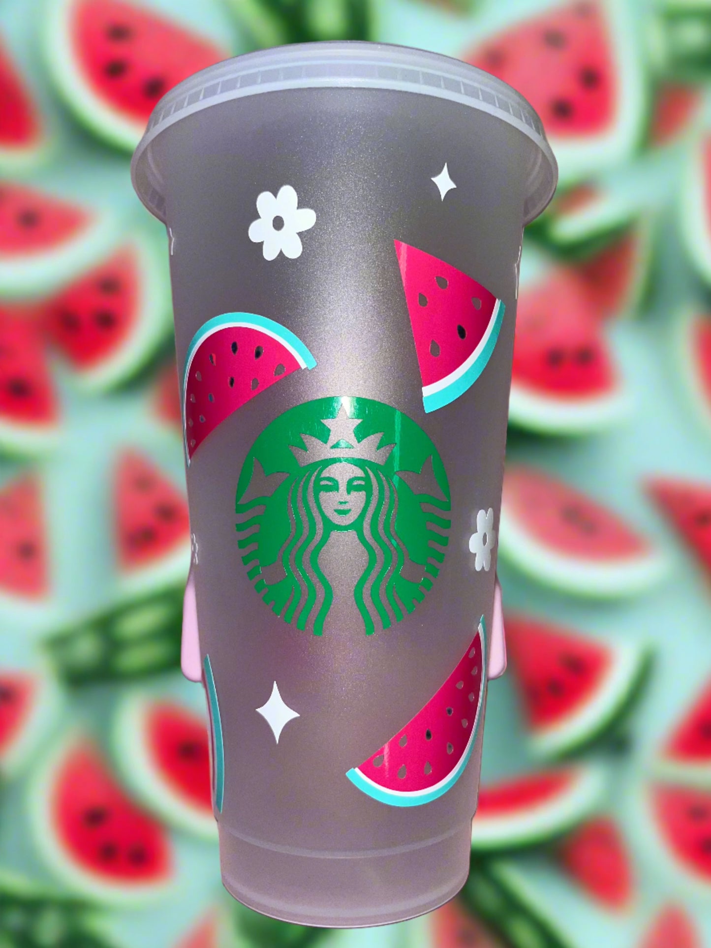 Watermelon inspired cold cup🍉