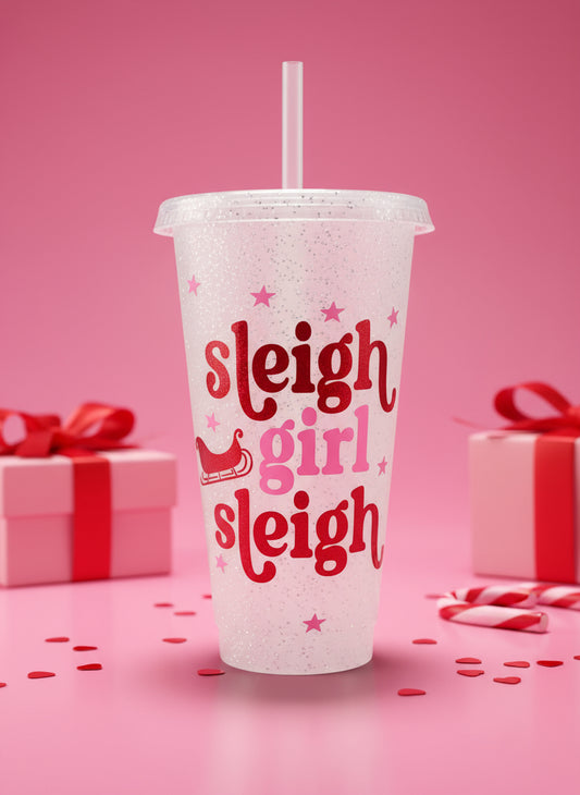 Sleigh girl sleigh cold cup❤️